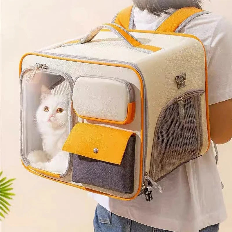 One shoulder portable canvas cat bag for light protection - C4™